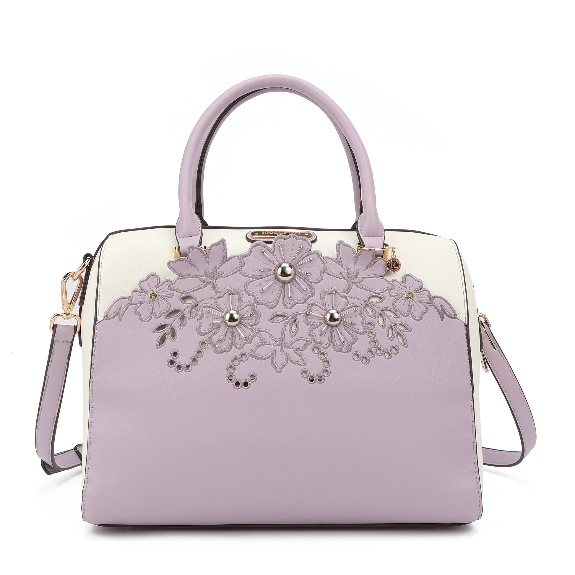 BOLSO BOSTON CON BORDADO FLORAL-5