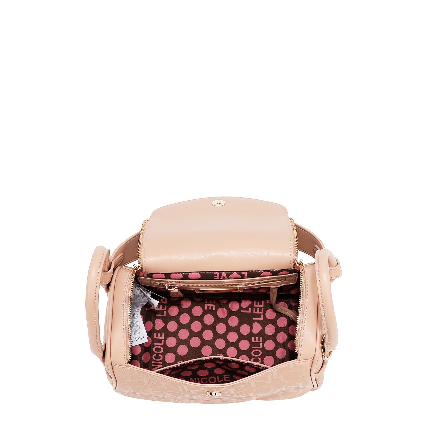 BOLSO DE HOMBRO ELEGANCIA EN RELIEVE (NEGRO)-2