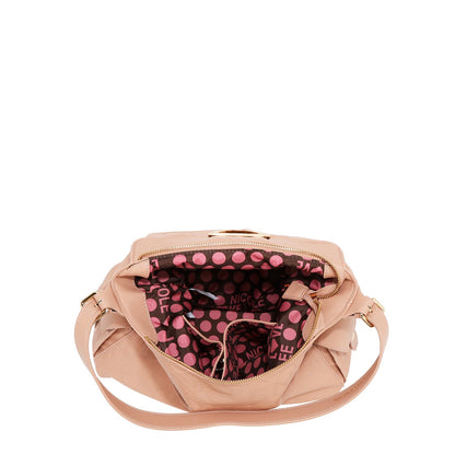 BOLSO DE HOMBRO GRANDE ELEGANCIA EN RELIEVE (MARRON)-2