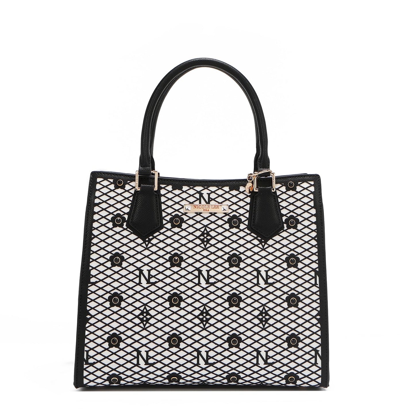 BOLSO TOTE ESTRUCTURADO GRACIE (NEGRO)-3