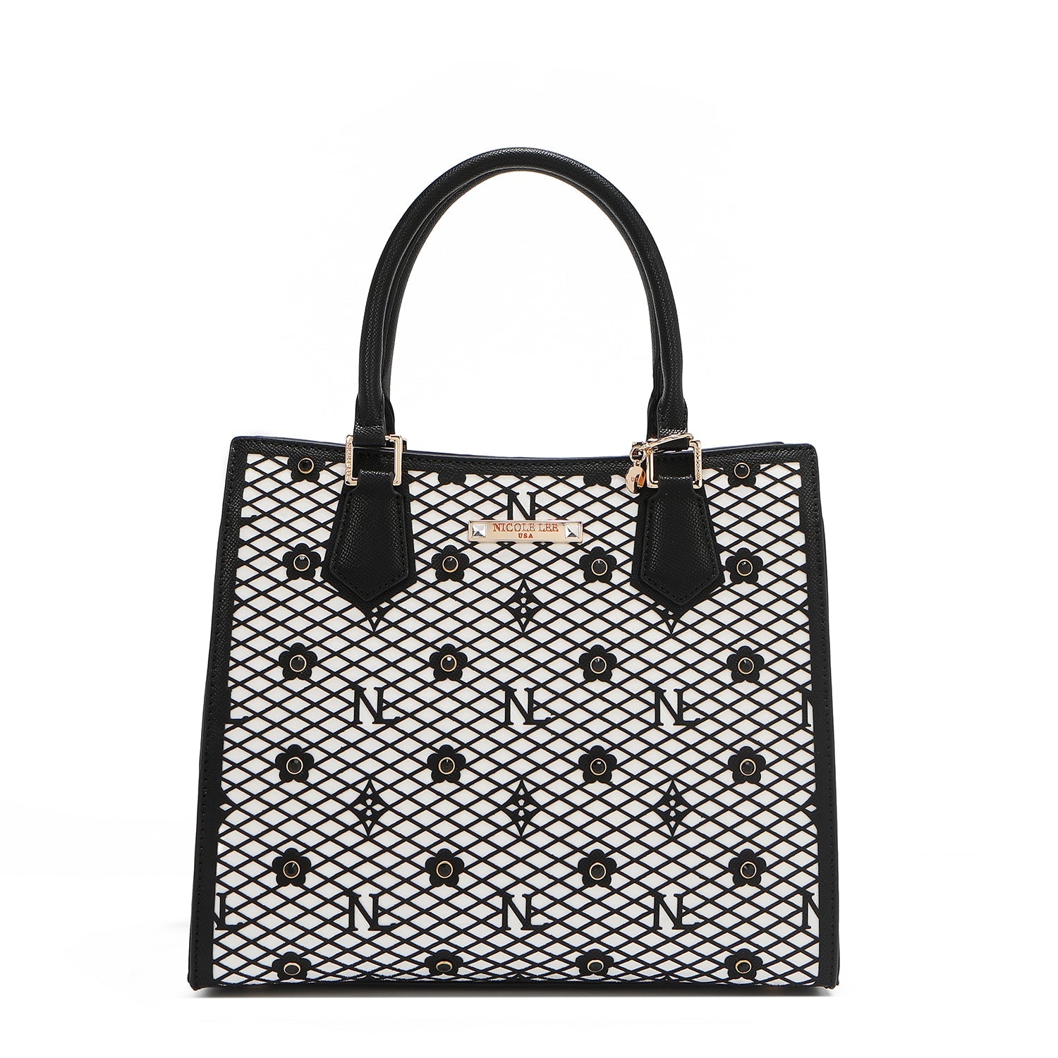BOLSO TOTE ESTRUCTURADO GRACIE (NEGRO)-3
