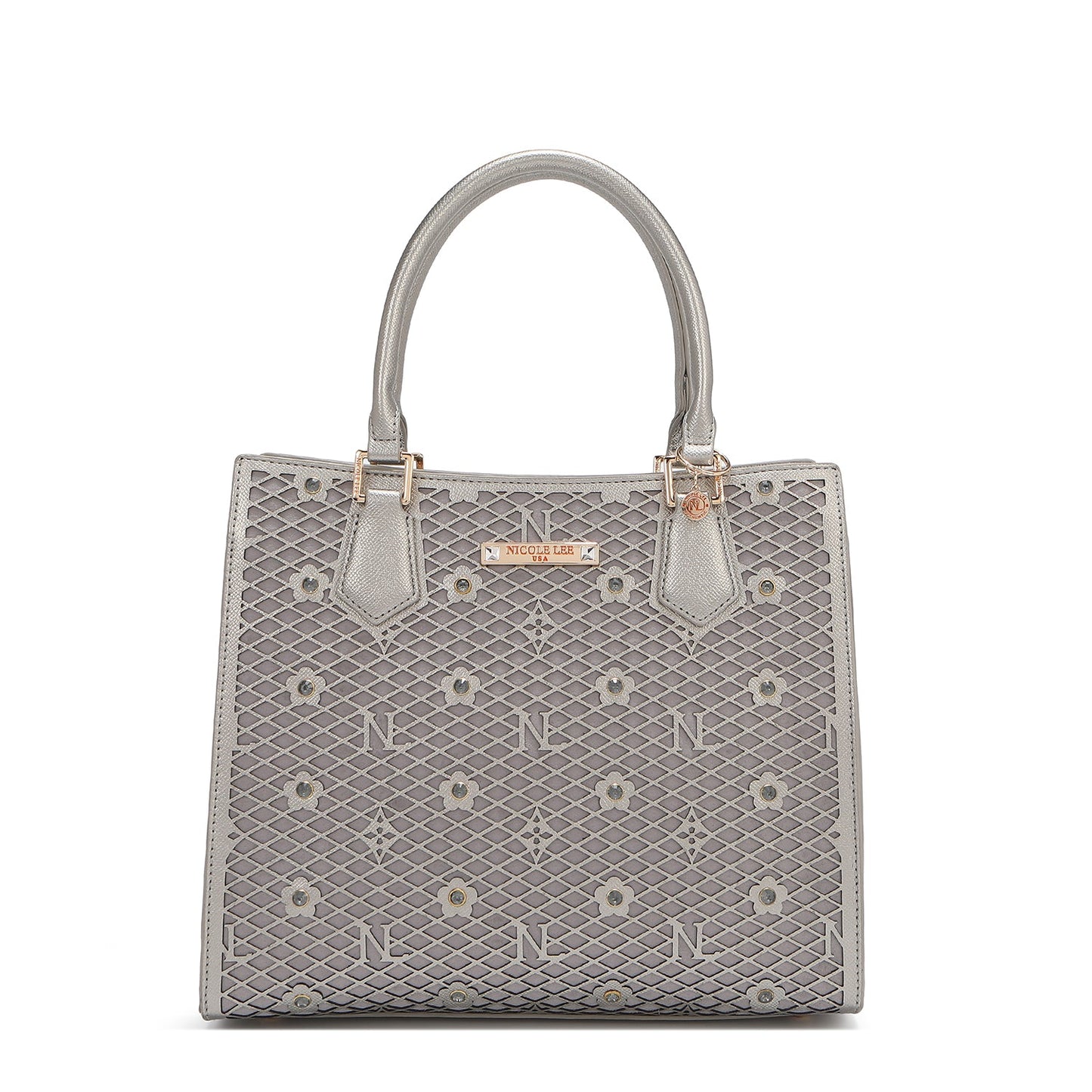 BOLSO TOTE ESTRUCTURADO GRACIE (GRIS)-3