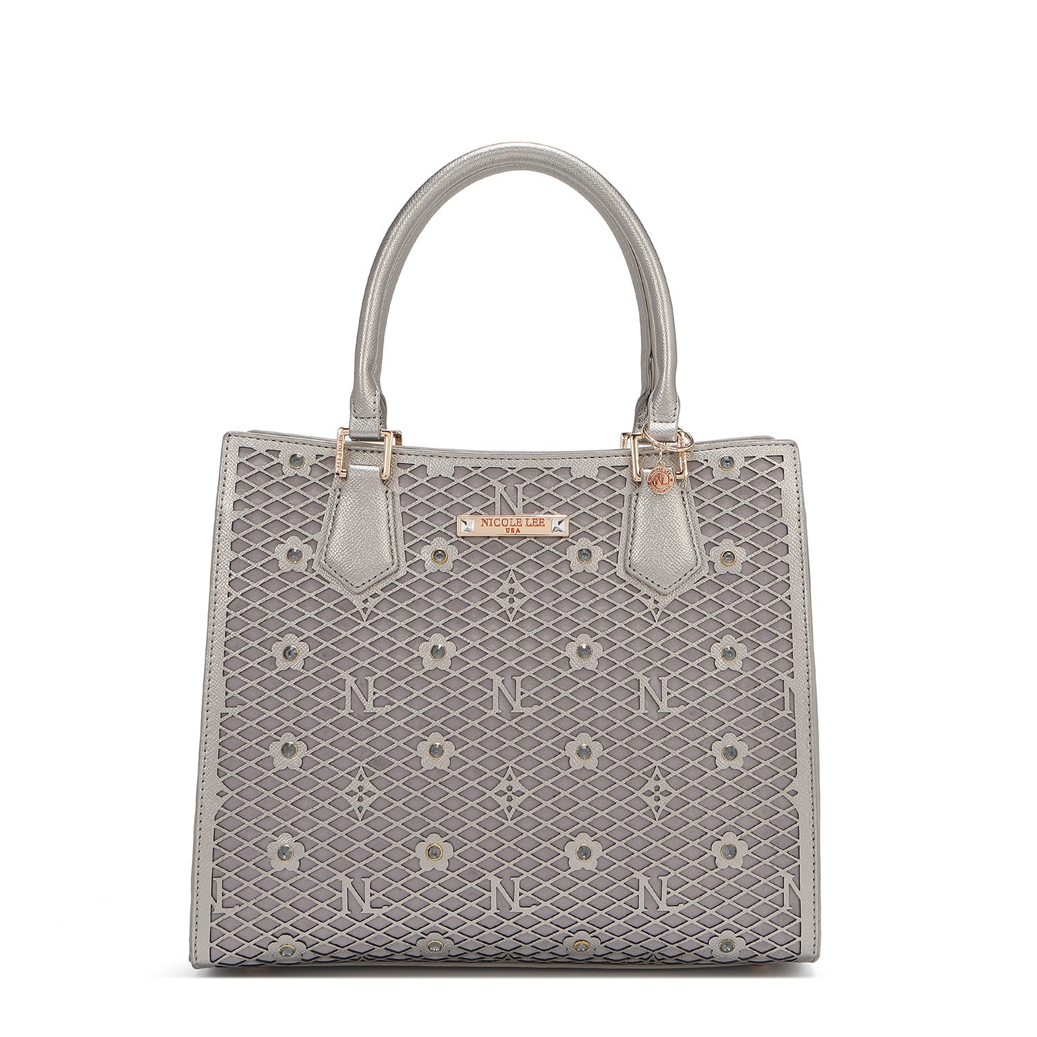 BOLSO TOTE ESTRUCTURADO GRACIE (GRIS)-3