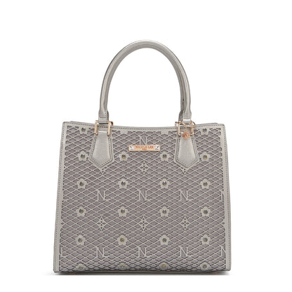 BOLSO TOTE ESTRUCTURADO GRACIE (GRIS)-3