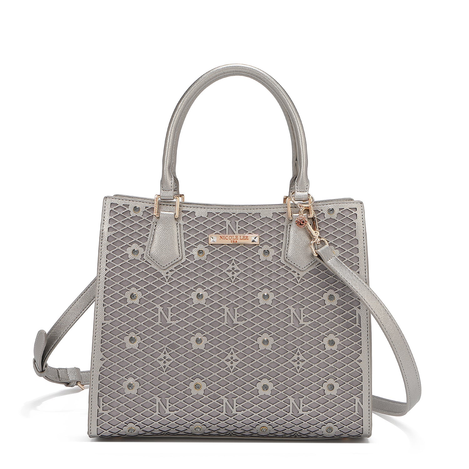 BOLSO TOTE ESTRUCTURADO GRACIE (GRIS)-0