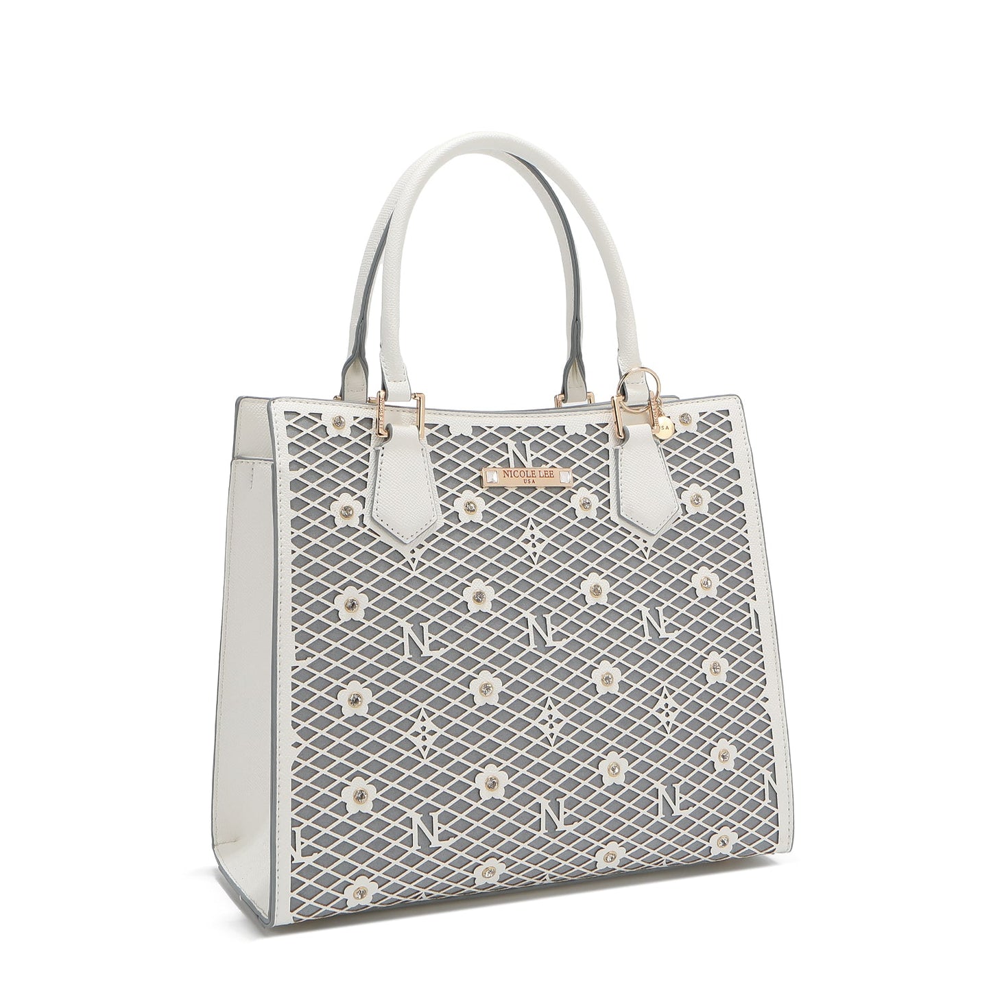 BOLSO TOTE ESTRUCTURADO GRACIE (BLANCO)-4