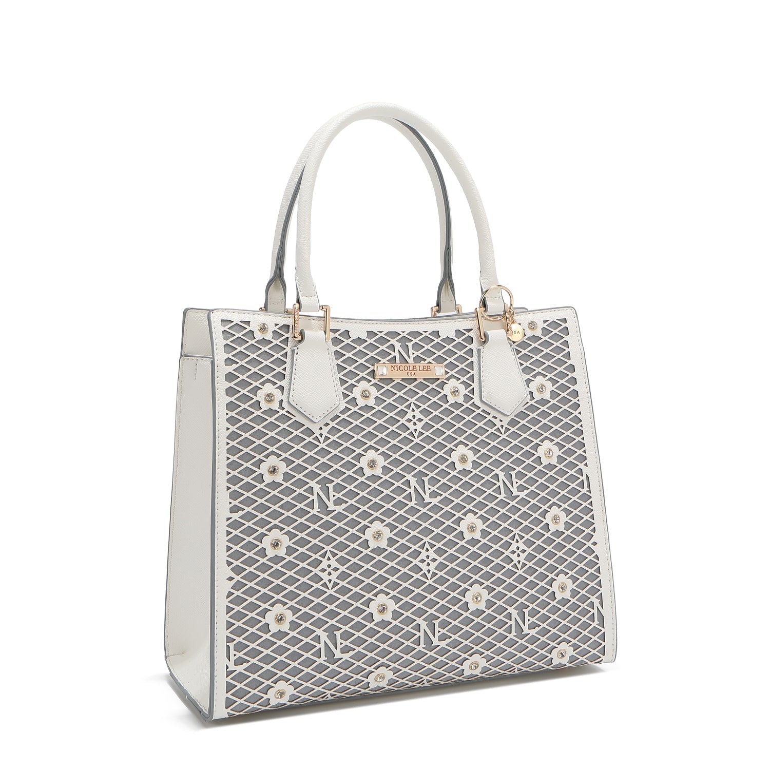 BOLSO TOTE ESTRUCTURADO GRACIE (BLANCO)-4