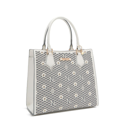 BOLSO TOTE ESTRUCTURADO GRACIE (BLANCO)-4