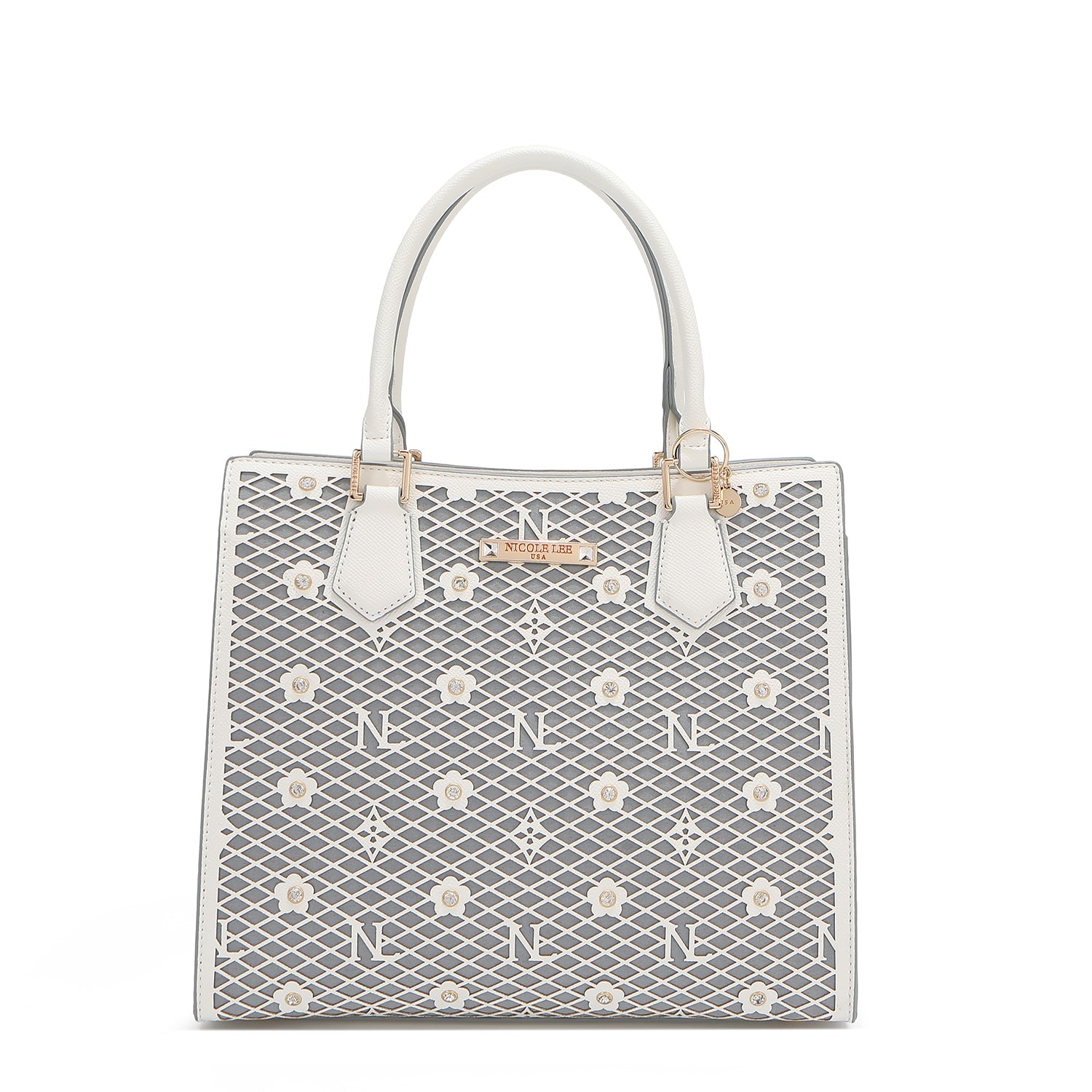 BOLSO TOTE ESTRUCTURADO GRACIE (BLANCO)-3