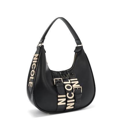 CALISTA BOLSO DE HOMBRO GRANDE (NEGRO)-3