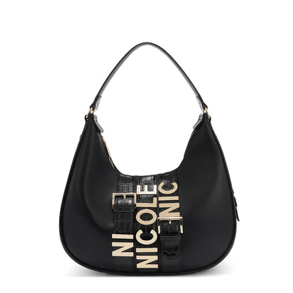 CALISTA BOLSO DE HOMBRO GRANDE (NEGRO)-2