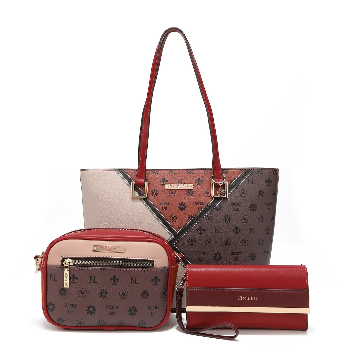 CONJUNTO DE 3 PIEZAS (BOLSO SHOPPER, BANDOLERA, ESTUCHE)-4