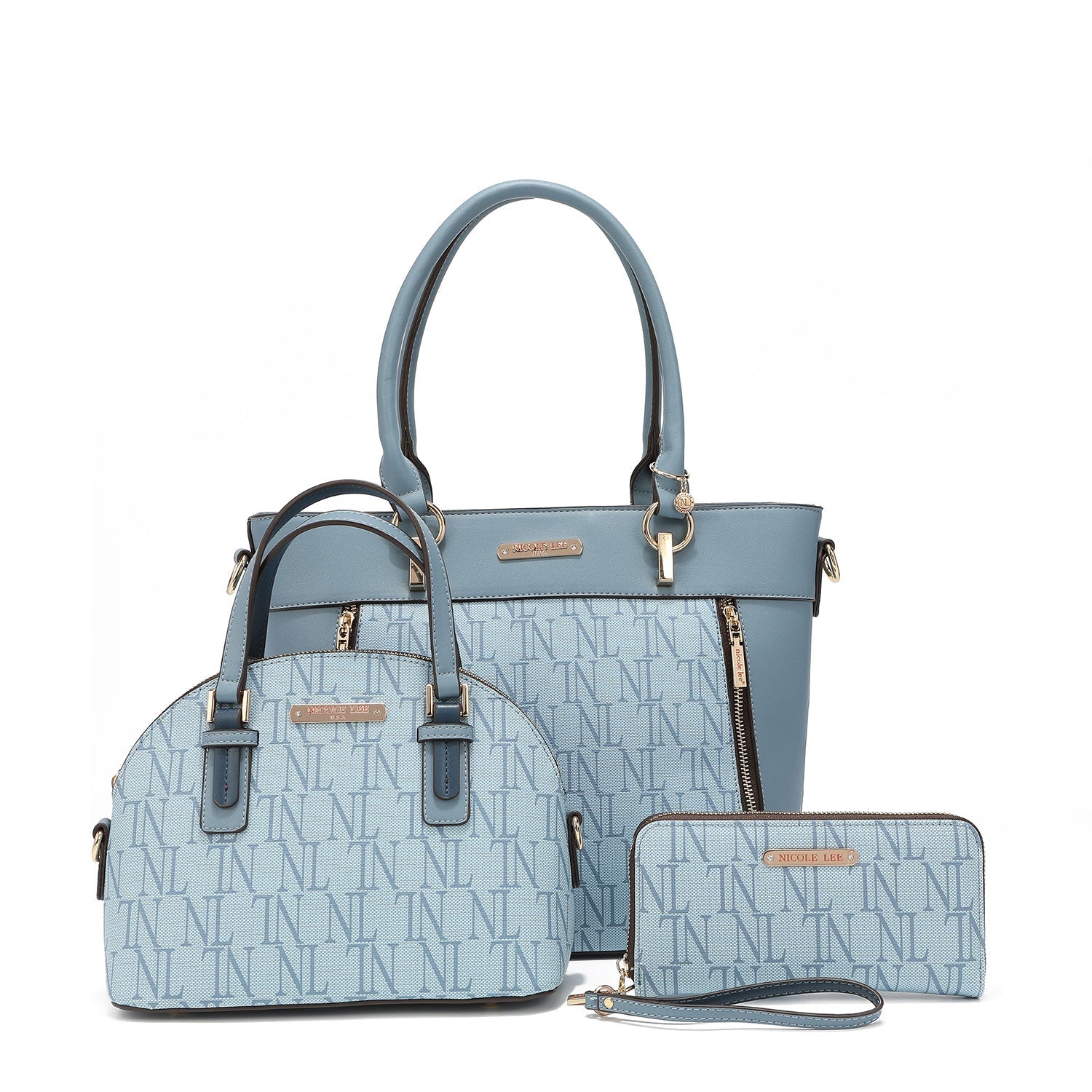 CONJUNTO DE 3 PIEZAS "SABINA" (Shopper, Bandolera, Cartera)-0